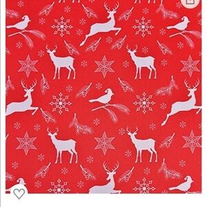 tablecloth Christmas Rectangle -Waterproof Washable Polyester (60 x 84 inch) NEW